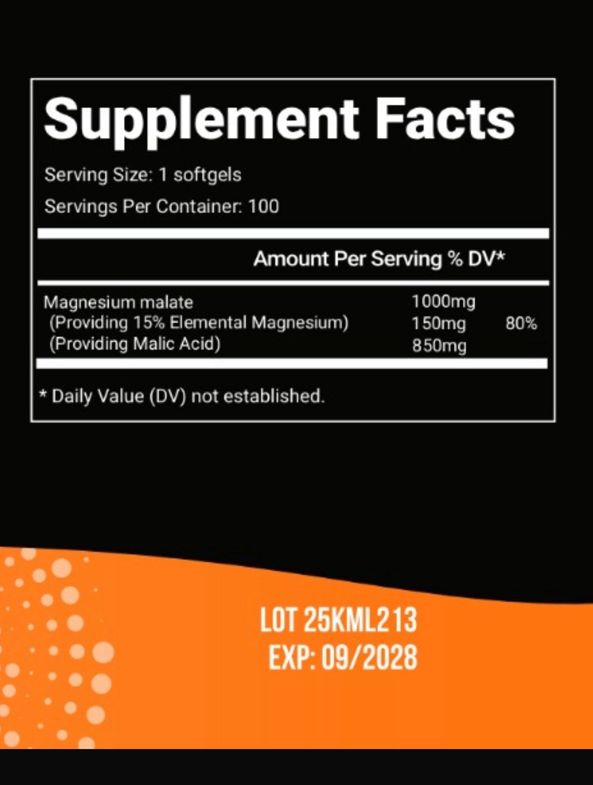 Miniatura 2 de MALATE DE MAGNESIO TOTAL HEALTH